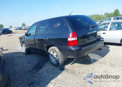 2001 Acura Mdx из США, поврежденный, VIN 2HNYD18221H524857